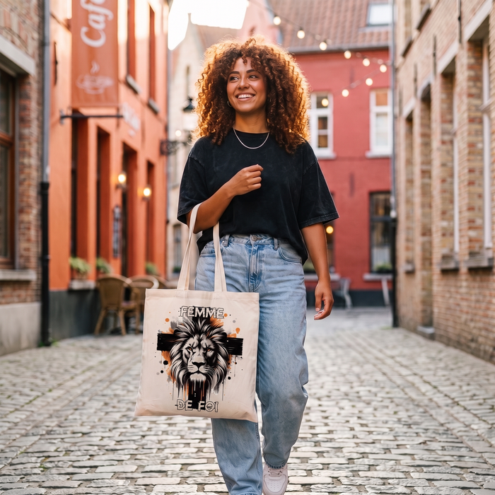 Tote bag Femme de Foi — Croix — Faith Style