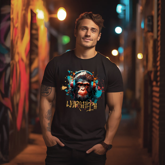 T-shirt Worship Gorille