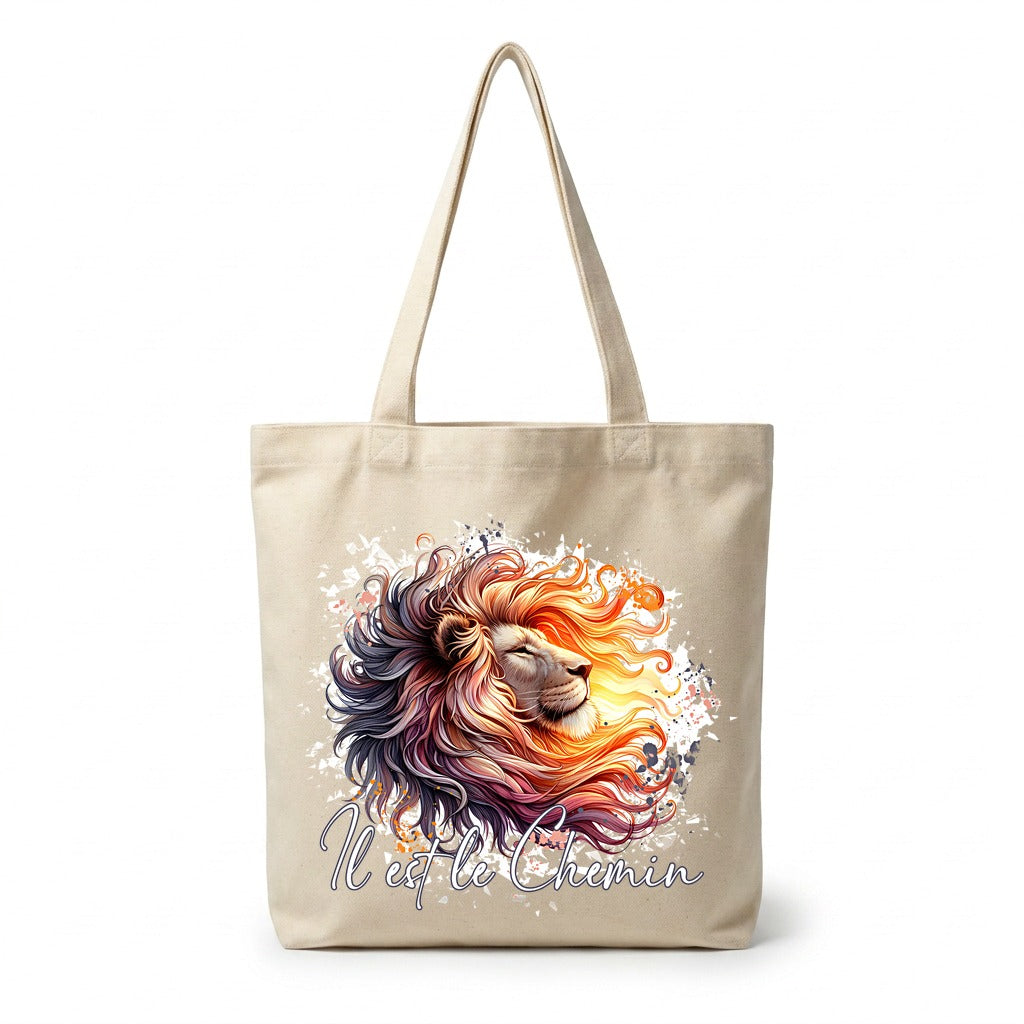 Tote bag Chemin Lion Faith Style