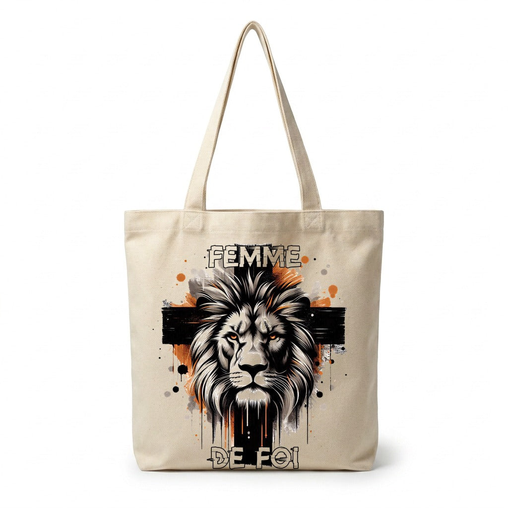 Tote bag Femme de Foi — Croix Faith Style