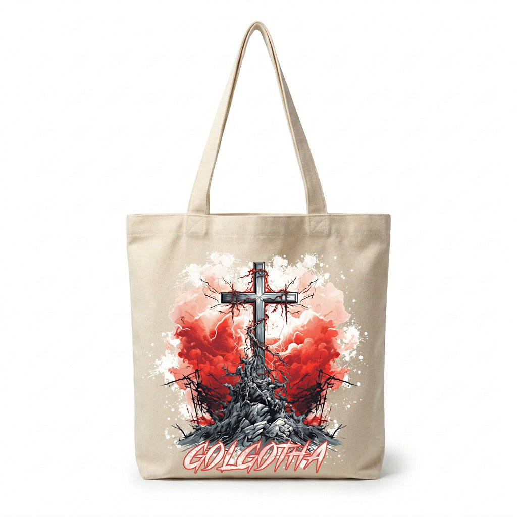 Tote bag Golgotha Faith Style