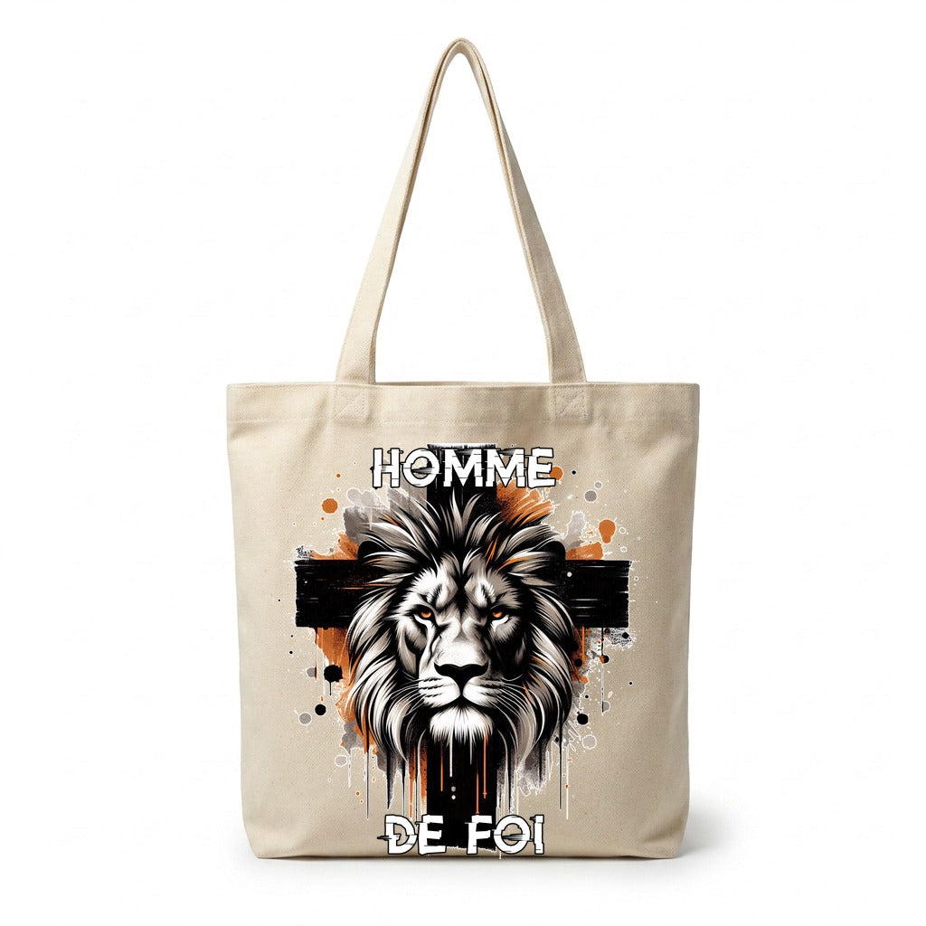 Tote bag Homme de Foi — Croix Faith Style