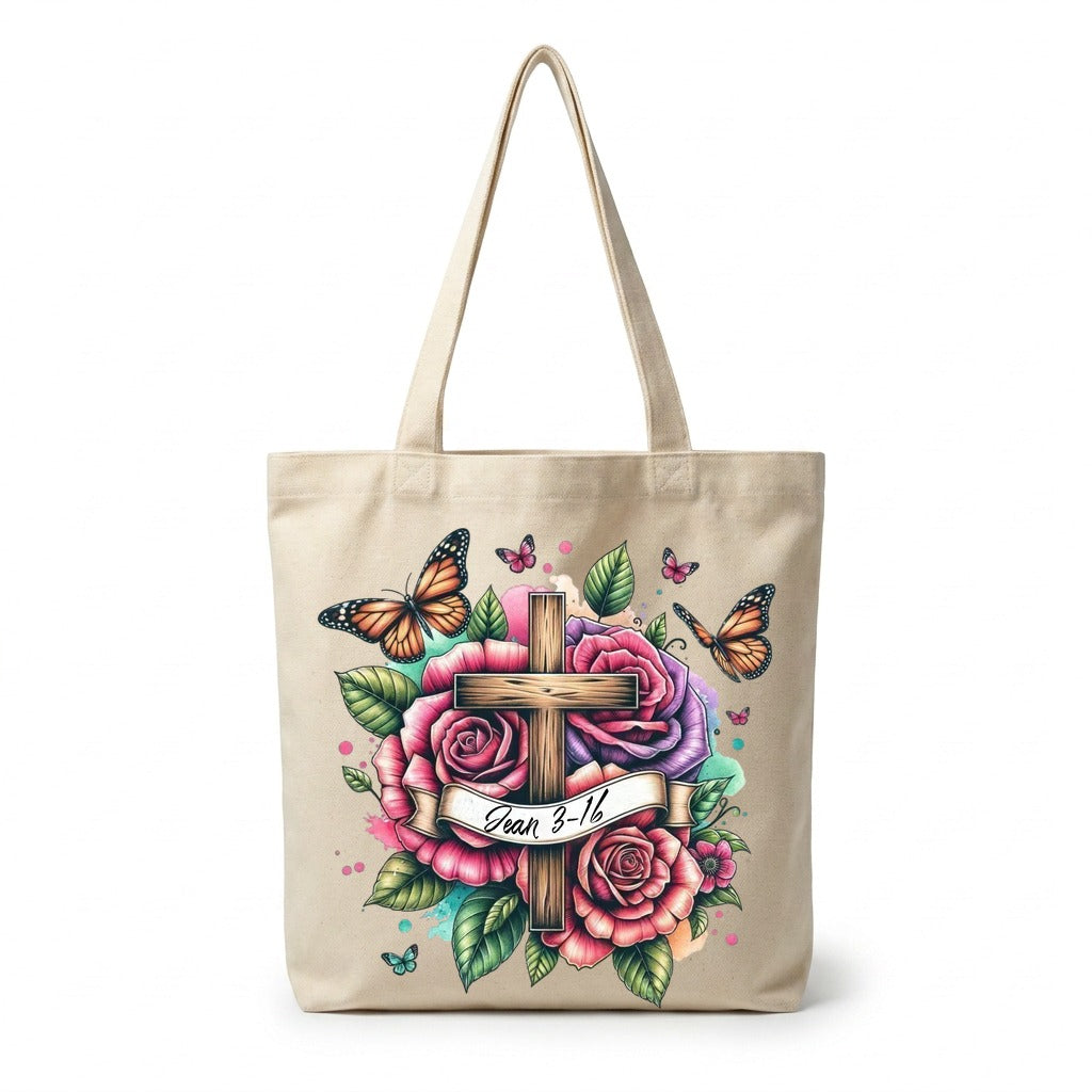 Tote bag Jean 3-16 Faith Style