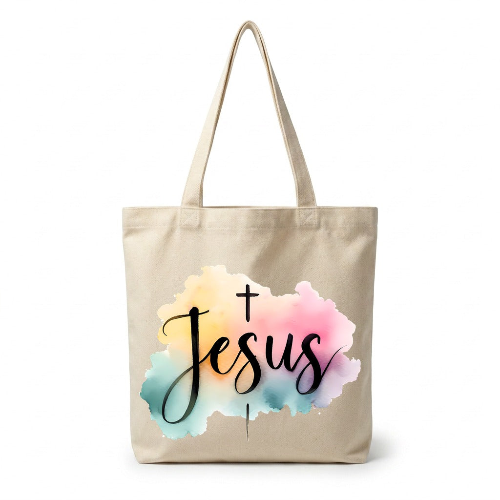 Tote bag Jésus Aquarelle Faith Style