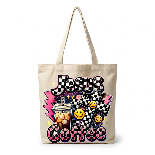 Tote bag Jésus Coffee Faith Style