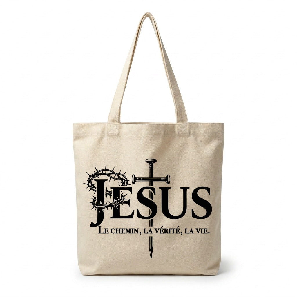 Tote bag Le Chemin — Couronne d'Épines Faith Style