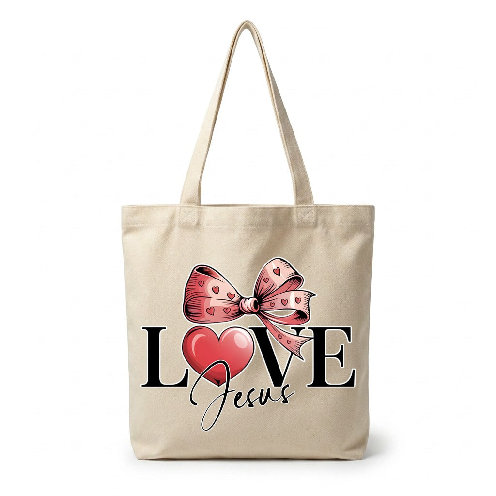 Tote bag Love Jesus Faith Style