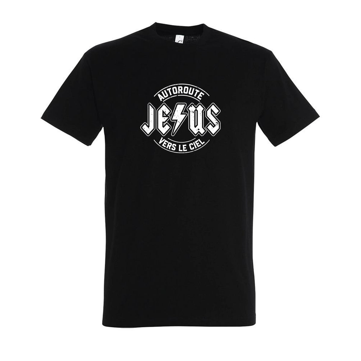 Jésus ACDC - droite noir devant