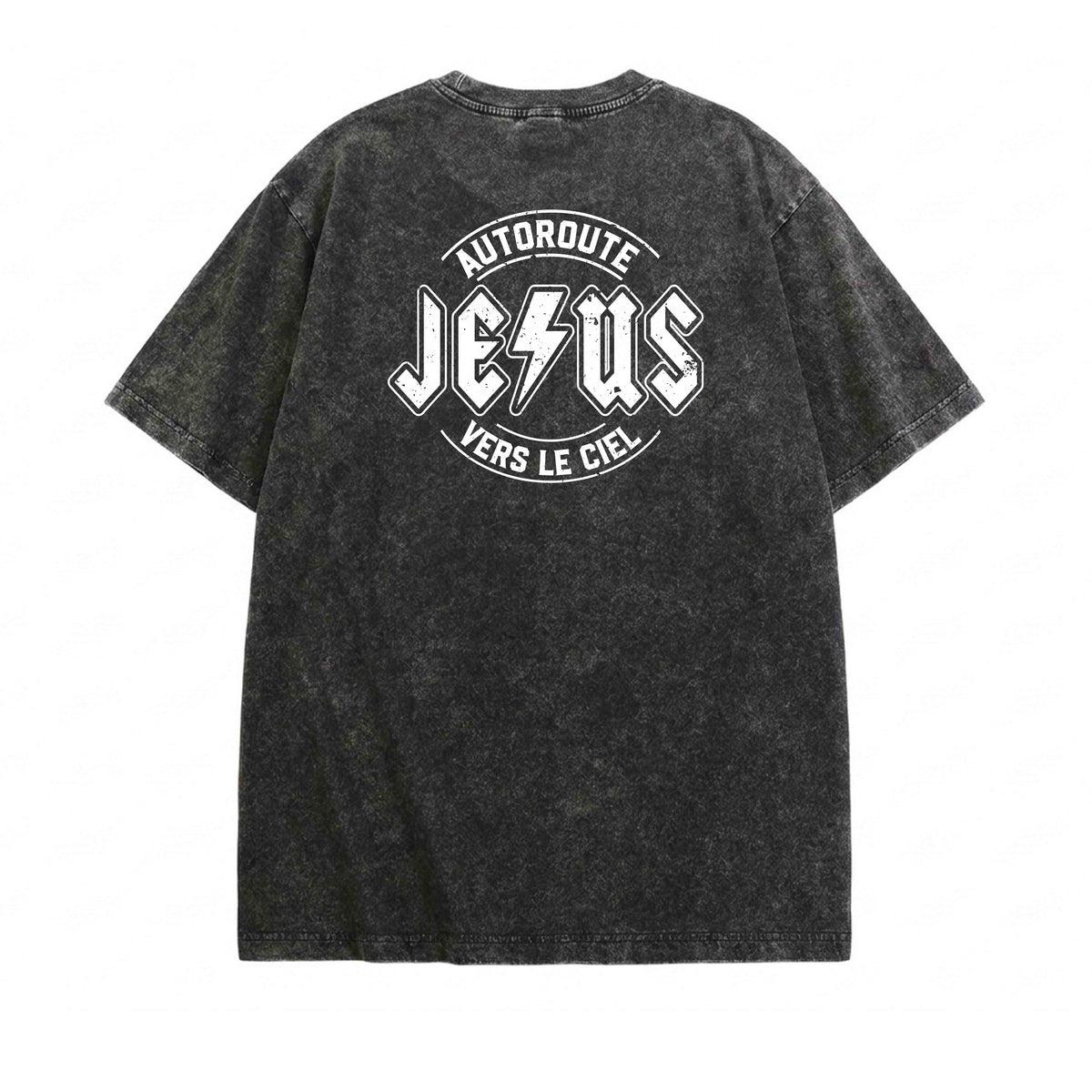 Jésus ACDC - oversize arrière