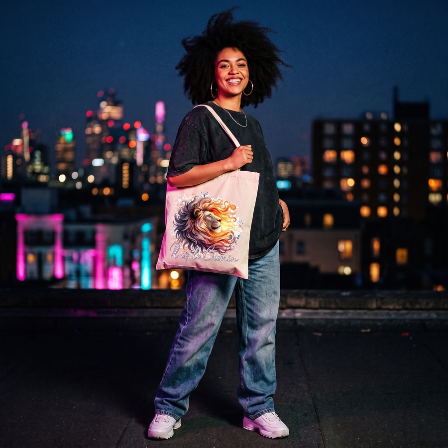 Tote bag Chemin Lion - lifestyle