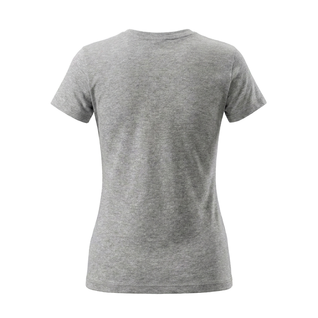 T-shirt cintré gris - dos