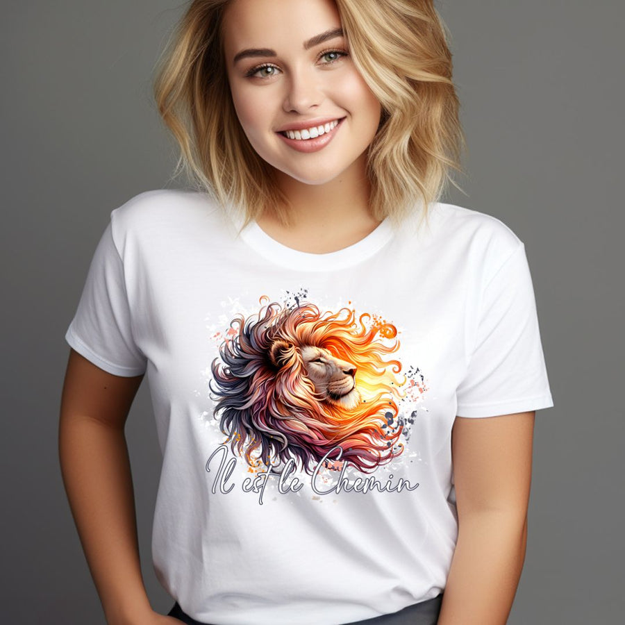 T-shirt Chemin Lion