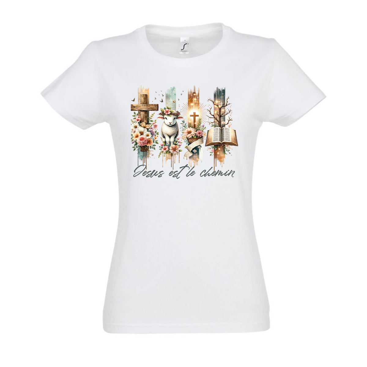 Chemin Mouton — coupe cintrée blanc