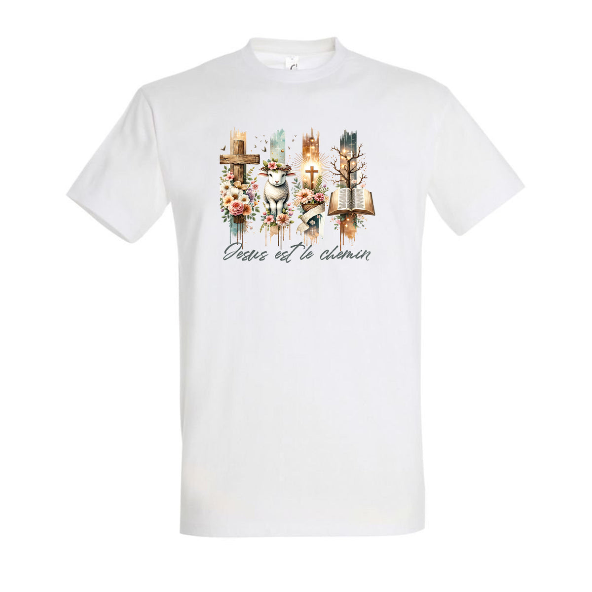 Chemin Mouton — coupe droite blanc devant