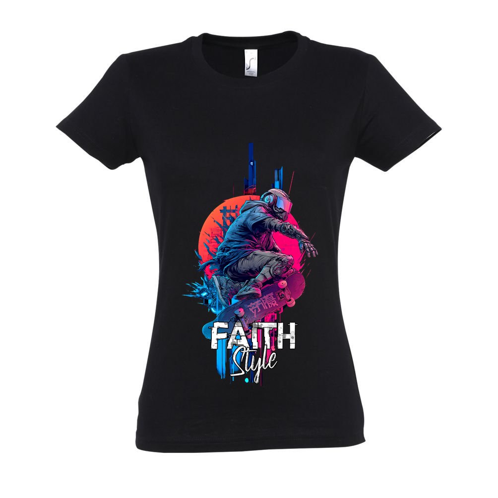 Faith Style Skate — coupe cintrée noir