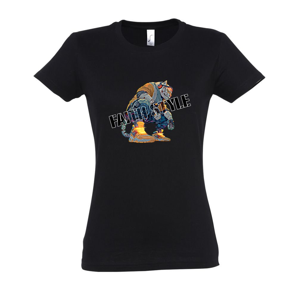 Faith Style Tigre — coupe cintrée noir
