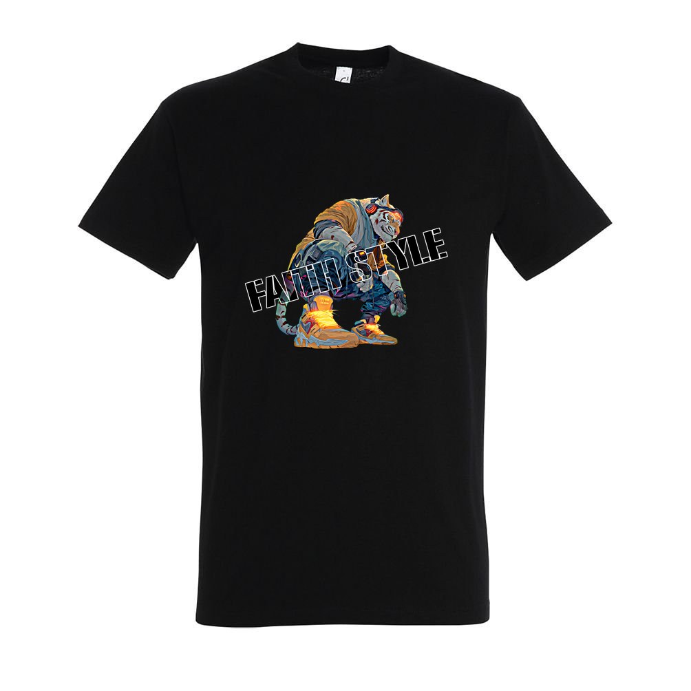 Faith Style Tigre — coupe droite noir