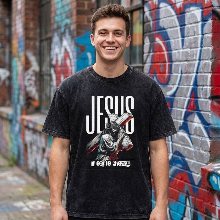 T-shirt Il Est Le Chemin — Croix