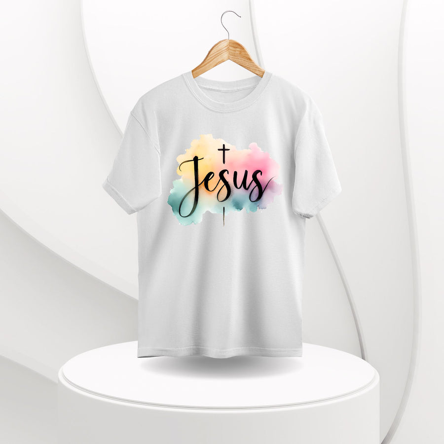 T-shirt Jésus Aquarelle