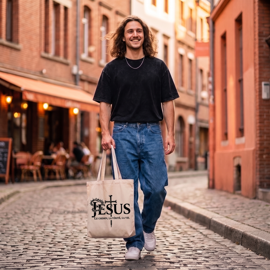 Tote bag Le Chemin Couronne d'Épines - lifestyle
