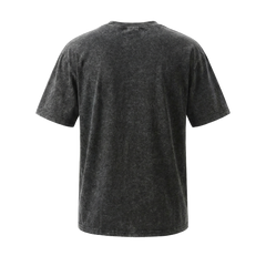 T-shirt oversize noir - dos