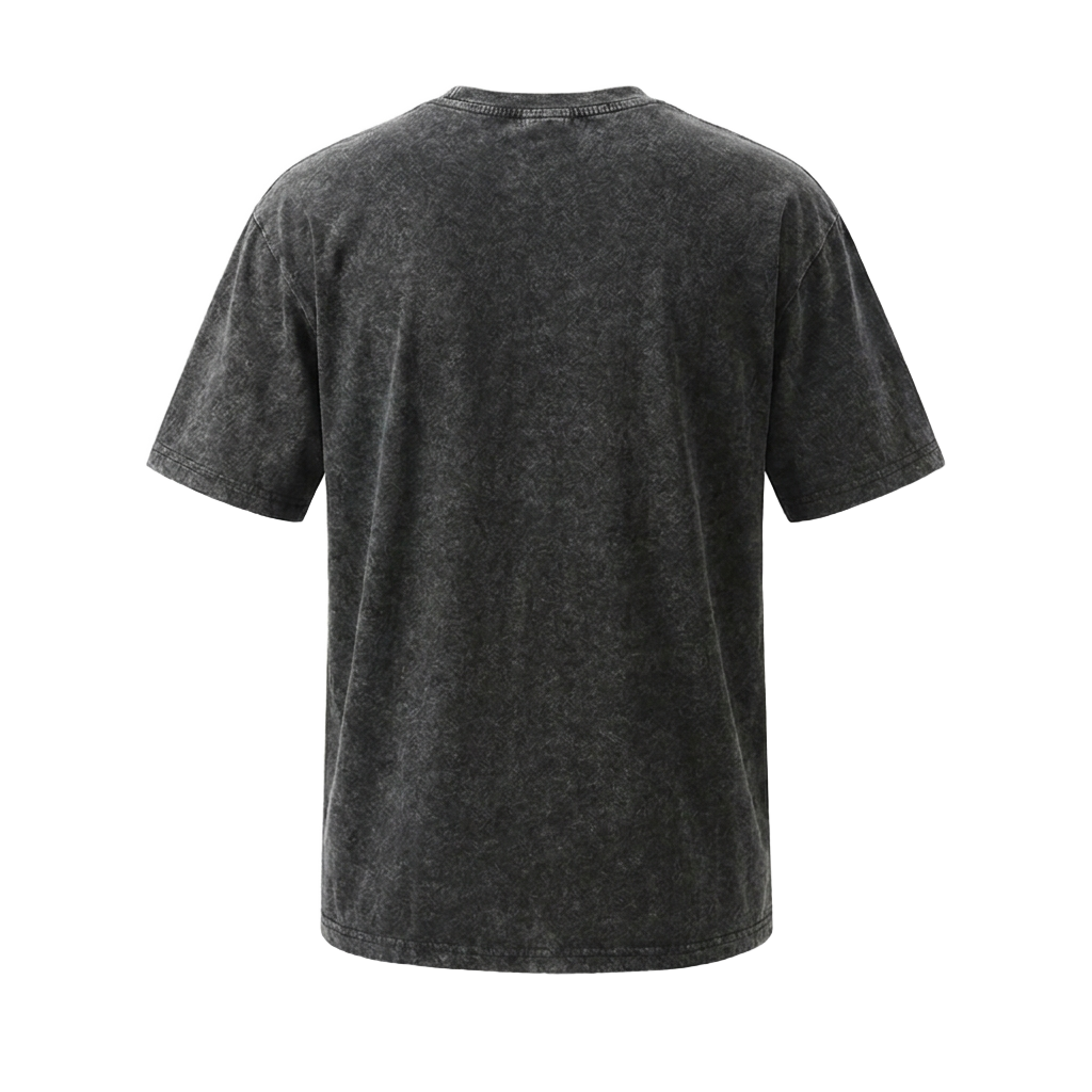 T-shirt oversize noir - dos