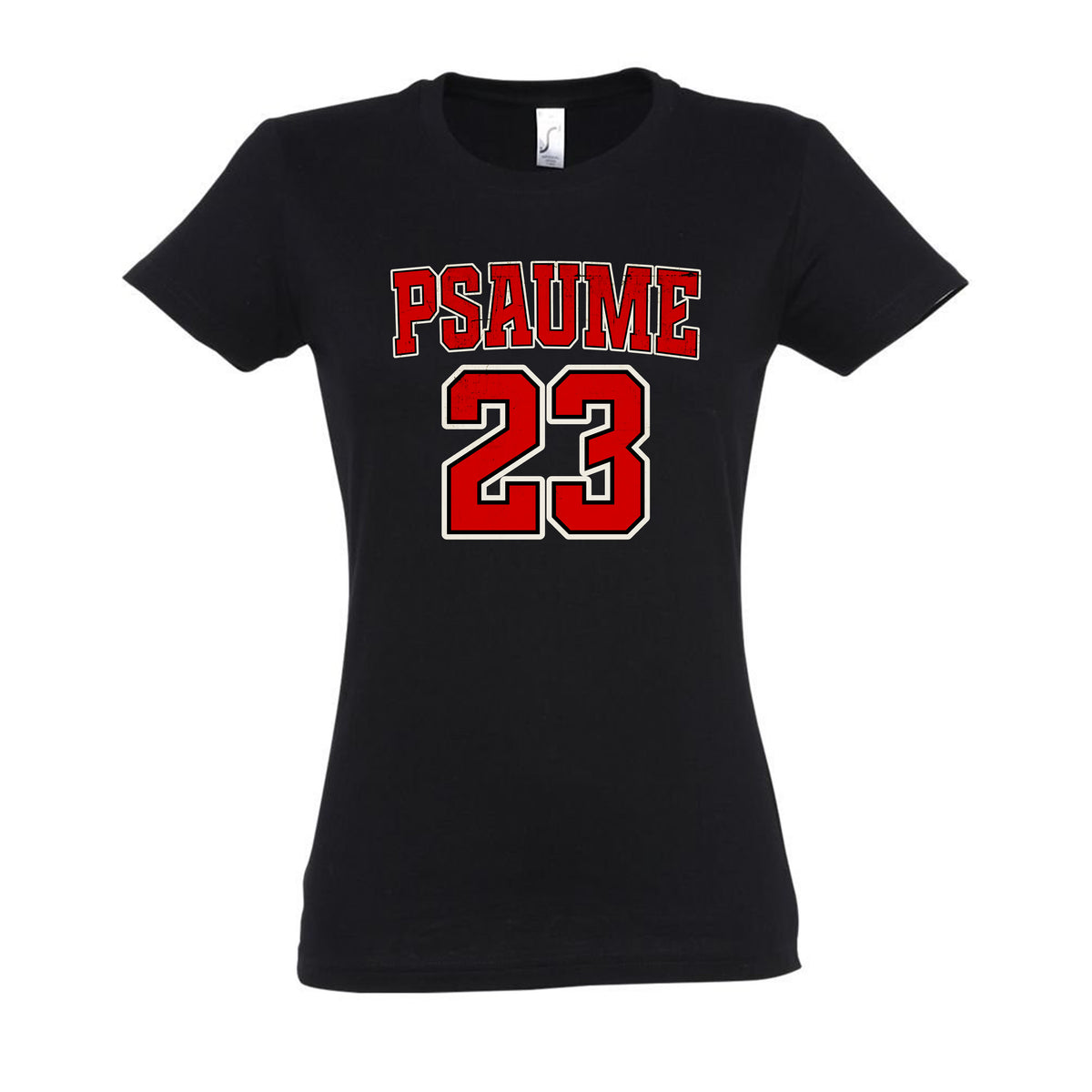 Psaume 23 — coupe cintrée noir