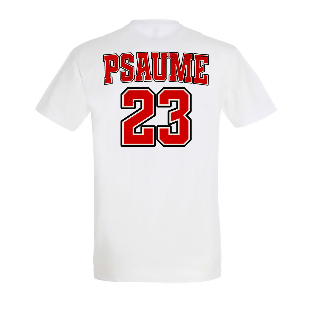 Psaume 23 — coupe droite blanc arrière