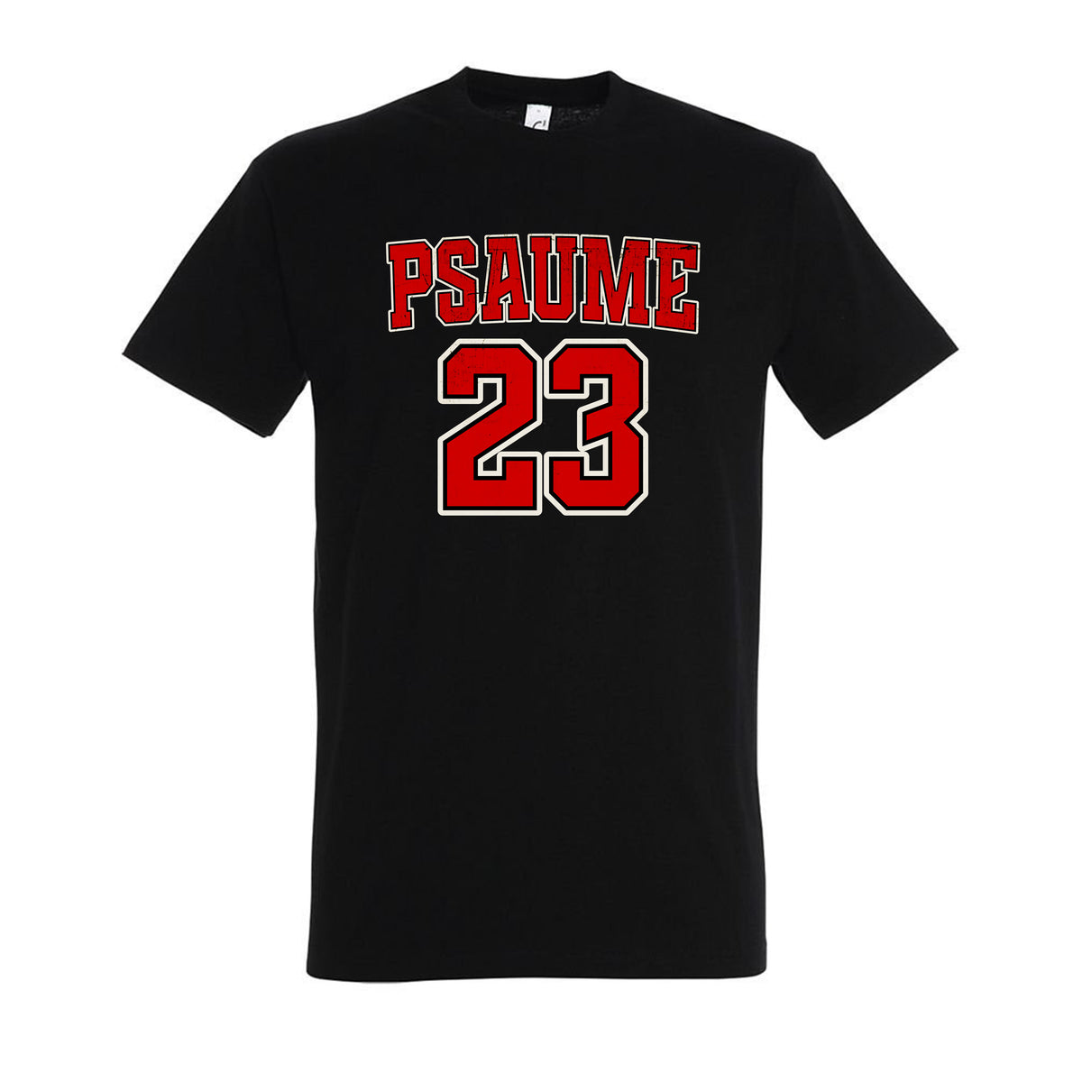 Psaume 23 — coupe droite noir devant