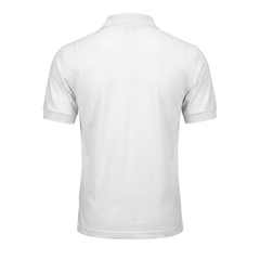Polo piqué blanc - dos