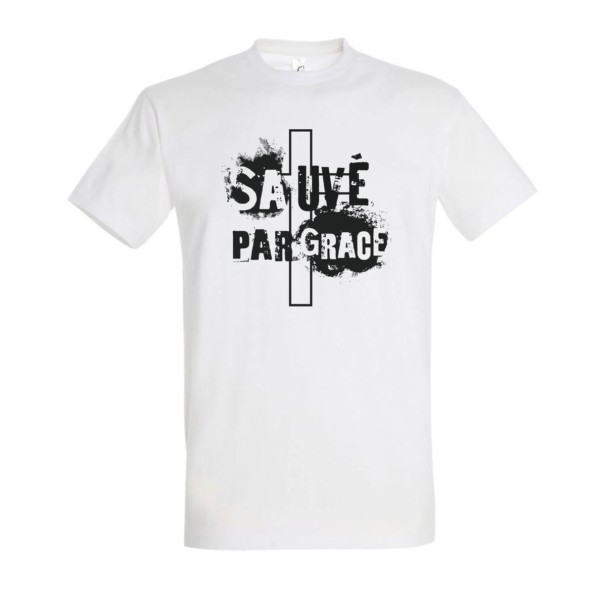 Sauvé par Grâce Croix - droite blanc