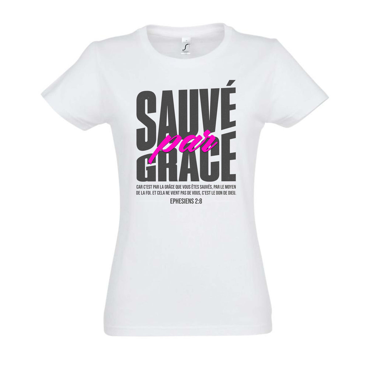 Sauvé par Grâce - cintrée blanc
